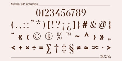 Nickova Font Poster 14