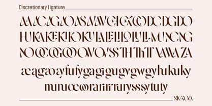 Nickova Font Poster 4