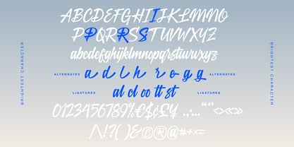 Brightest Font Poster 10