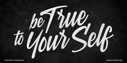 Brightest Font Poster 2