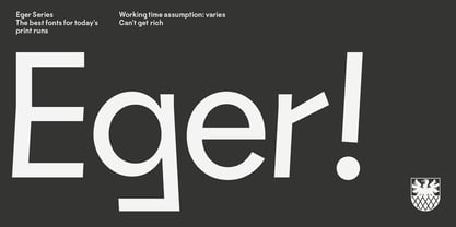 Eger Grotesk Font Poster 2