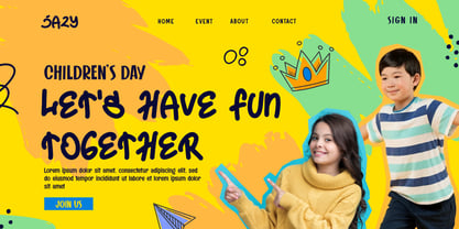 Jazy Pen Font Poster 4