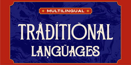 BTD Barstain Font Poster 9