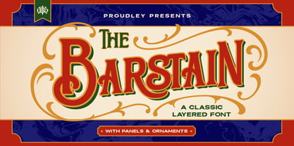 BTD Barstain Font Poster 1