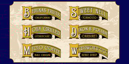 BTD Barstain Font Poster 8