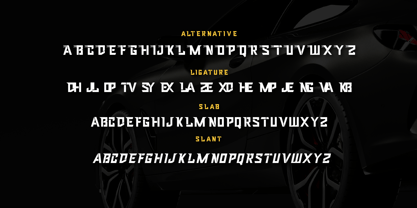Dragstar Font Poster 7