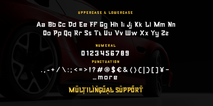 Dragstar Font Poster 8