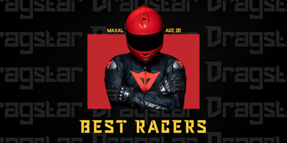 Dragstar Font Poster 4