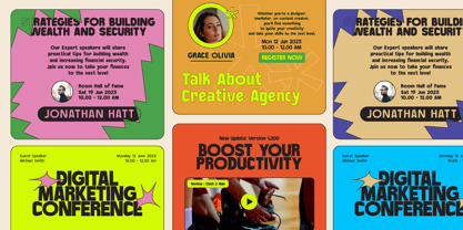 Baji Standard Font Poster 5