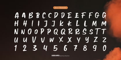 Carena Hopen Font Poster 11
