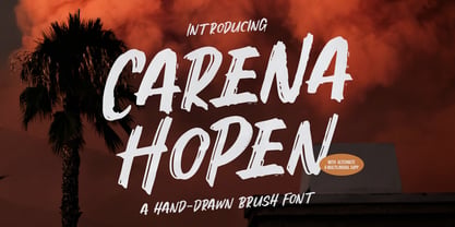 Carena Hopen Font Poster 1