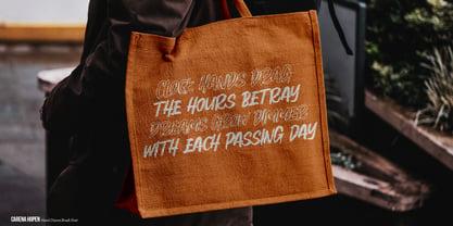 Carena Hopen Font Poster 10