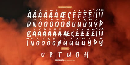 Carena Hopen Font Poster 12