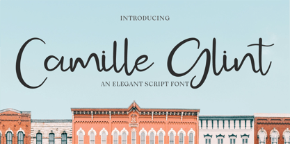 CF Camille Glint Font Poster 1