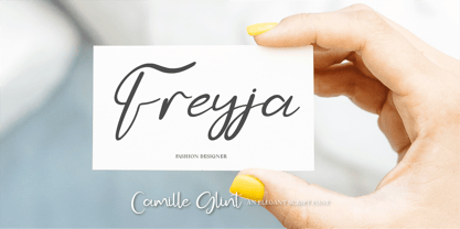 CF Camille Glint Font Poster 7