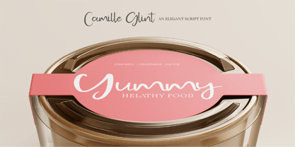 CF Camille Glint Font Poster 8