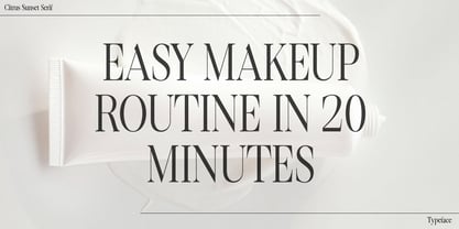 Citrus Sunset Font Poster 7