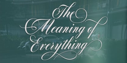 Citrus Sunset Font Poster 2