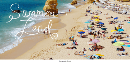 Saravale Font Poster 10