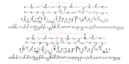 Saravale Font Poster 9