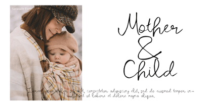 Saravale Font Poster 2