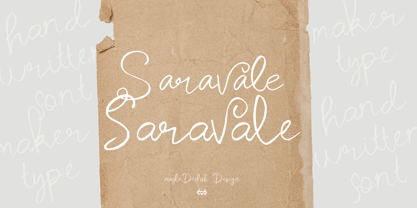 Saravale Font Poster 1