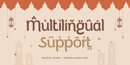 Amazing Arabic Font Poster 12