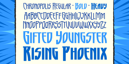 Chronopolis Font Poster 2
