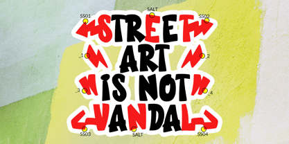 Urban Strokes Font Poster 8