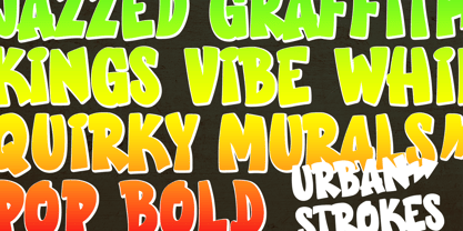 Urban Strokes Font Poster 5