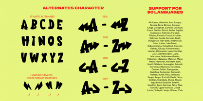 Urban Strokes Font Poster 10