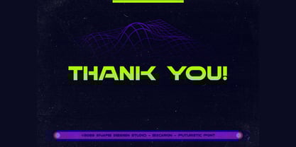 Technology Font Poster 4