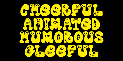 Groovy Visage Font Poster 4