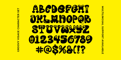 Groovy Visage Font Poster 7
