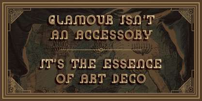 Inline Heritage Font Poster 2