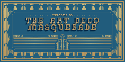 Inline Heritage Font Poster 3