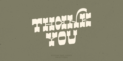 Western Sage Font Poster 10