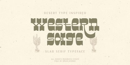 Western Sage Font Poster 1
