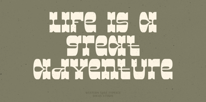 Western Sage Font Poster 8