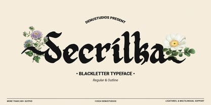 Secrilka Font Poster 1