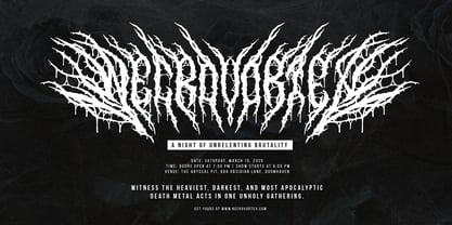 Briaros Font Poster 2