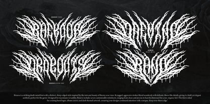 Briaros Font Poster 6