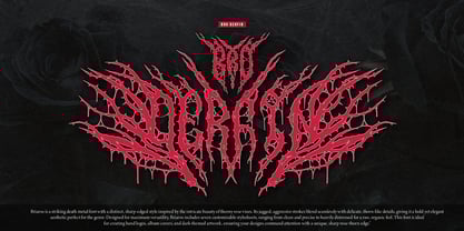 Briaros Font Poster 3