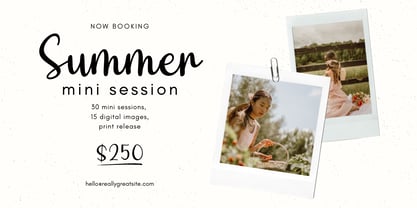 Mistyfin Font Poster 2