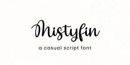 Mistyfin Font Poster 1