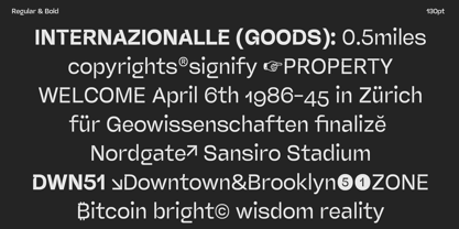 Miguer Sans Font Poster 2