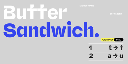 Miguer Sans Font Poster 7