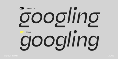 Miguer Sans Font Poster 9