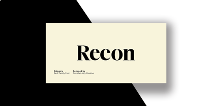Ranoe family Font Poster 15