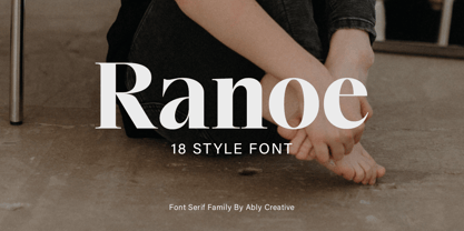 Ranoe family Font Poster 1